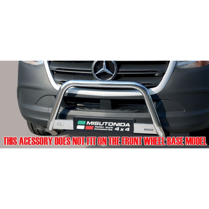 Medium frontbeschermbeugel Mercedes-Benz Sprinter 2018- EC/MED/440