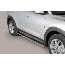 Oval side steps Hyundai Tucson 2018 - GPO/391