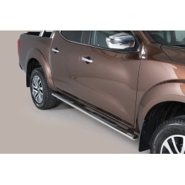 Овални странични степенки 2016- Nissan NP 300 Navara DC GPO/400