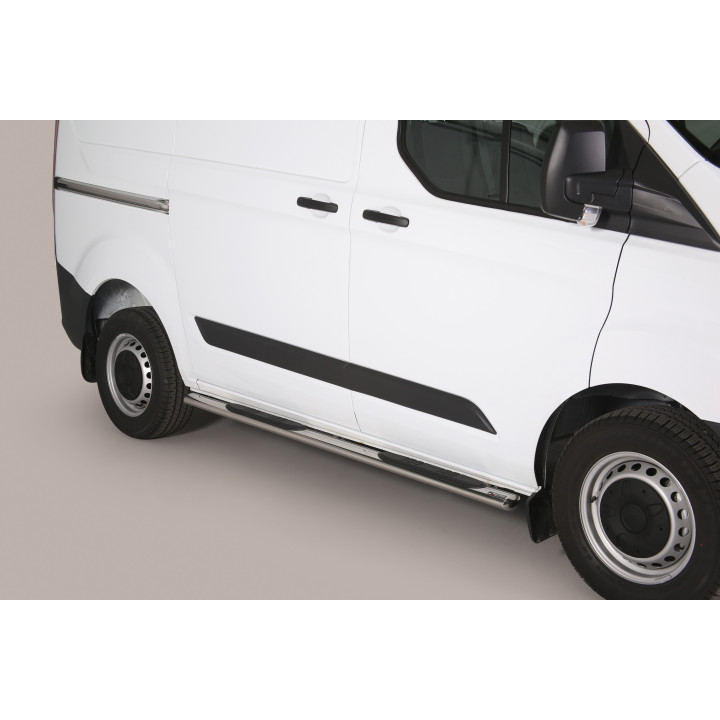 Oval side steps Ford Transit Custom LWB - L1 2018 - Tourneo GPO/339