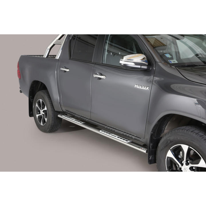 Designová boční ochrana 2021- Toyota Hi-Lux Double Cab DSP/410