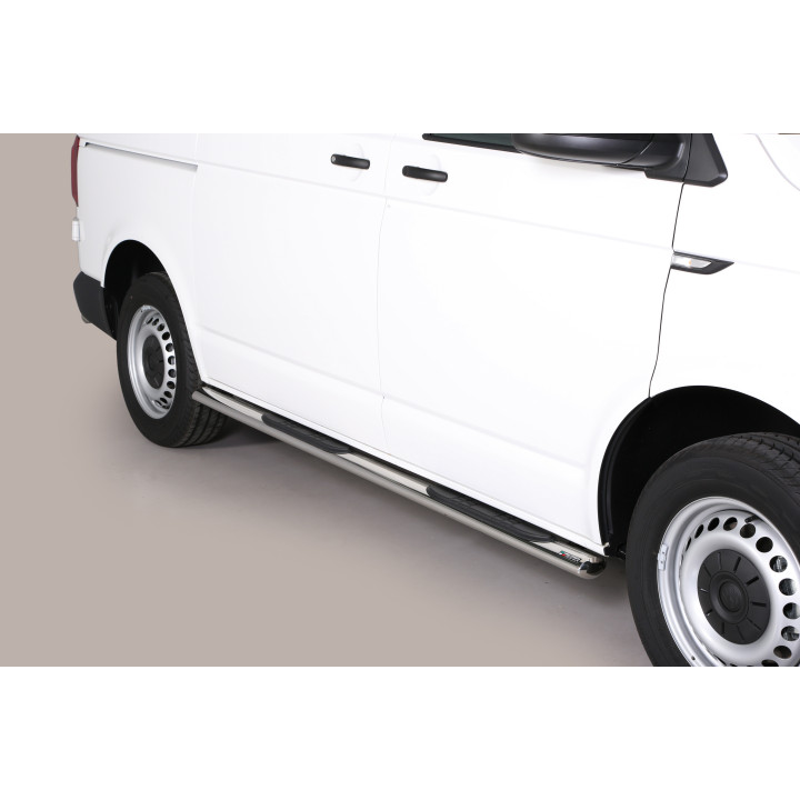 Estribos laterales ovalados Volkswagen T6 2015- GPO/396/SWB
