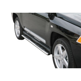 Oval side steps Jeep Compass 2007 - 2010 GPO/205