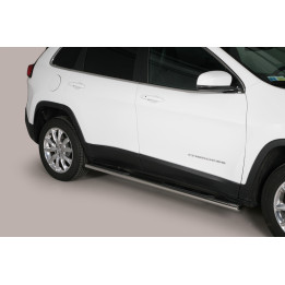 Ovális oldallépcsők Jeep New Cherokee 2014- GPO/371