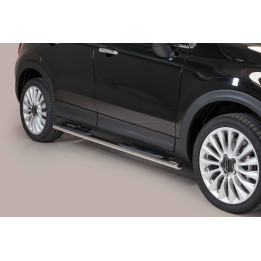 Oval side steps Fiat 500 X 2015-2018 GPO/393