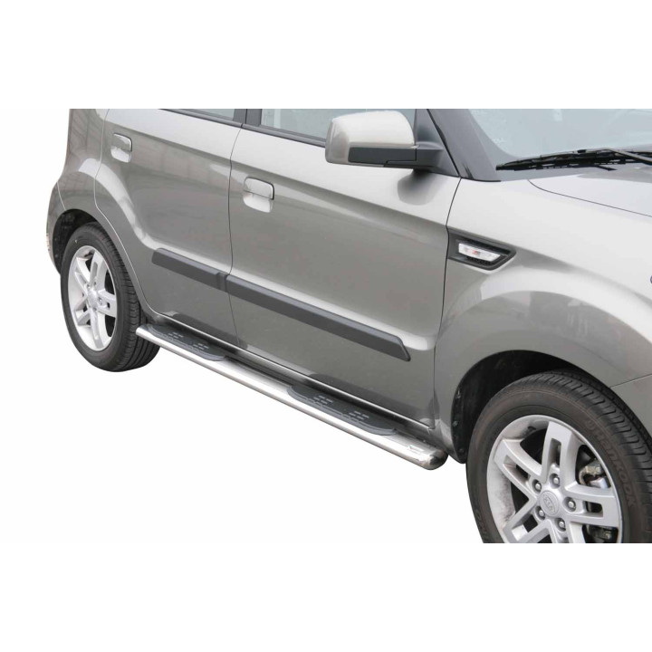 Oval side steps Kia Soul 2009 - 2013 GPO/243