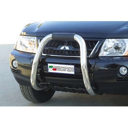 Pare-buffle avant Large 2003 - 2006 Mitsubishi Pajero 2.5 - 3.2 TDi GL - GLX Wagon BIG/1400