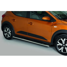 Ovale side steps Dacia Sandero Stepway 2021- GPO/489