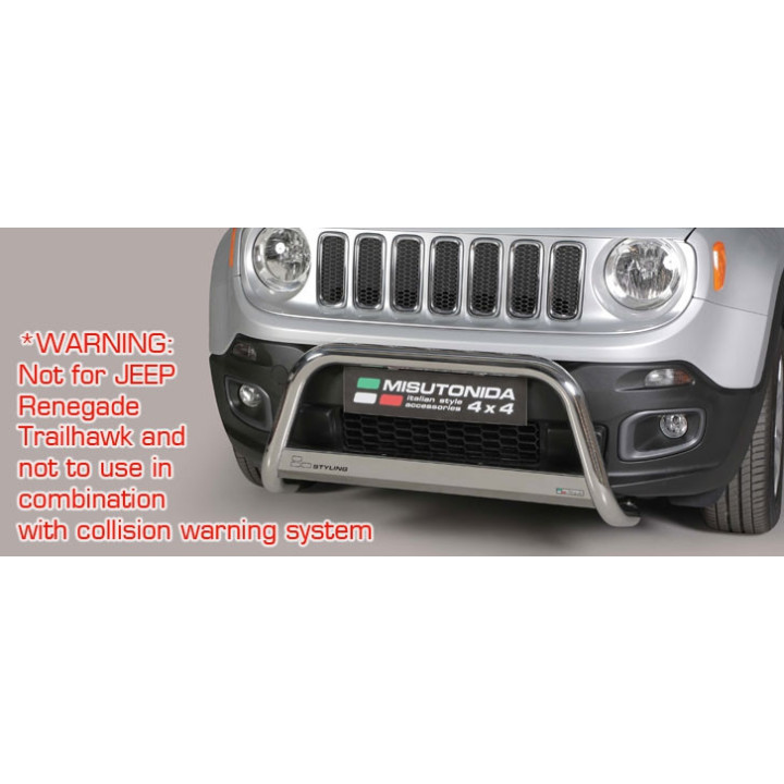 Medium frontbeschermbeugel Jeep Renegade 2014-2017 EC/MED/376